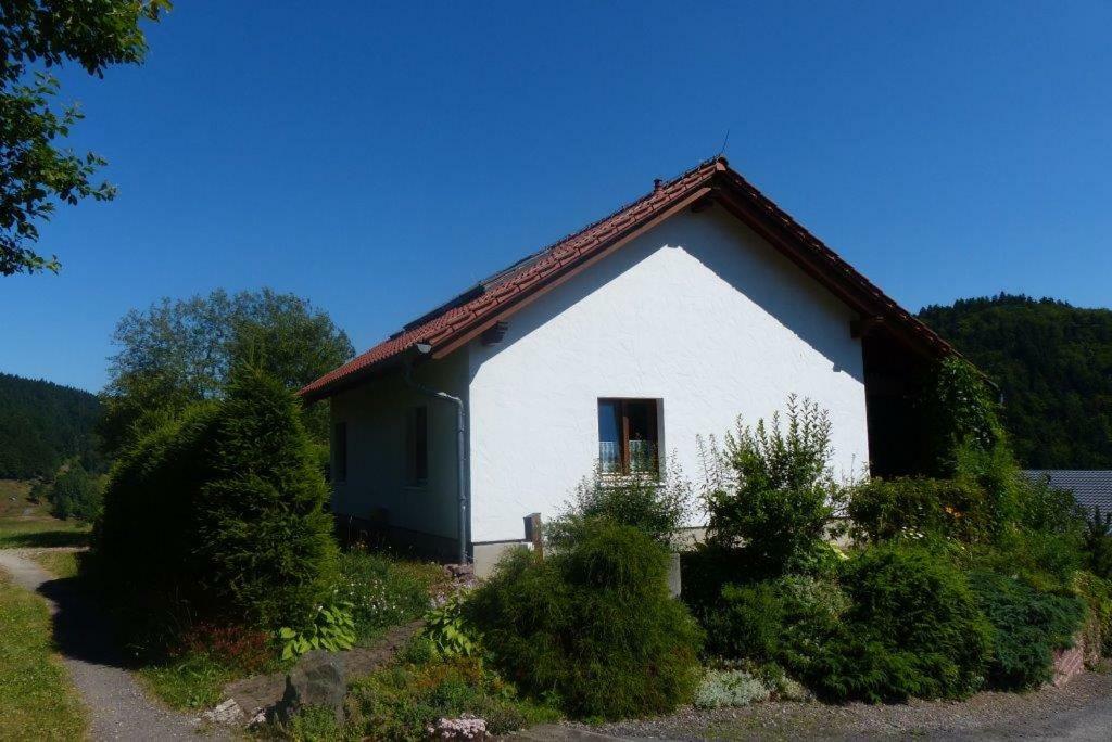 Ferienhaus Am Loeffelberghuettchen Giessubel Exterior photo